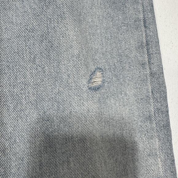 Missguided Womens Jeans Sz 2L High Rise Straight Leg Light Wash Blue Denim Pants - Picture 7 of 15